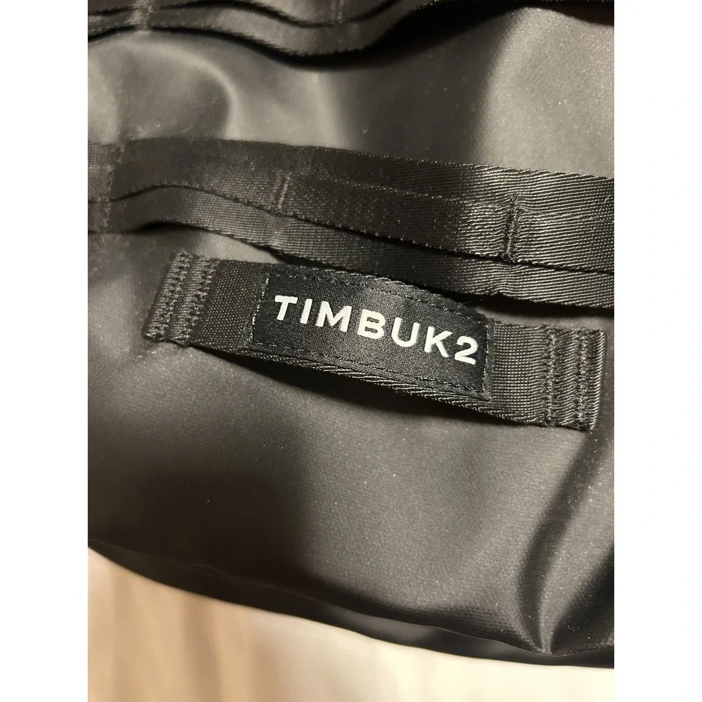 Timbuk2 Rogue Cargo Backpack Os Jet Black Logo Commuter Azure Bag NWT